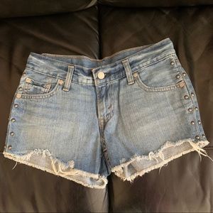 Levi denim shorts